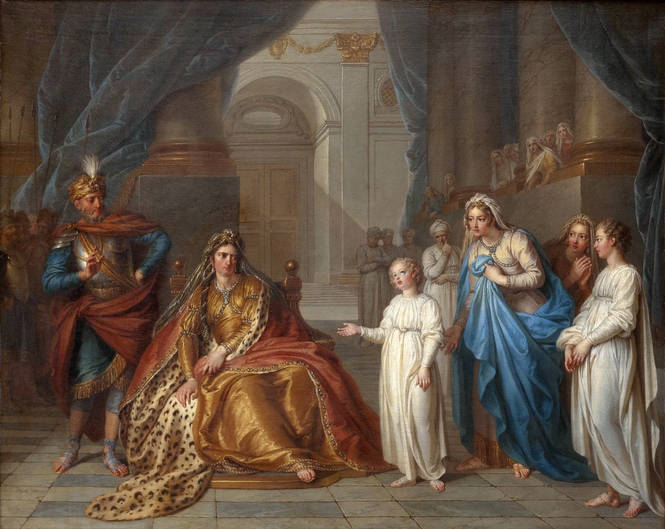 Athalie interroga Joas - Musée des beaux, arts de Brest